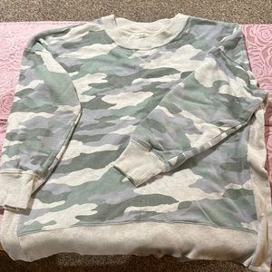 Aerie Camo Crewneck
